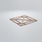 Ekena Millwork Large Buxton Decorative Fretwork Wood Wall Panels, Red Oak, 23 3/8"W x 23 3/8"H x 3/8"T WALW24X24X0375BUXRO - alternate 3
